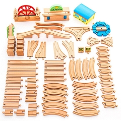 Beech Thoma Bridge Rail Scene Track Accessories and Brio Wooden Train Educational Boy Kids Toy Multiple track