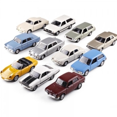 Metal Car Model 1:43 Scale Antique car VW/Ford/Alfa Romeo Diecast Automobile Toys For Collection Children Friend Gift