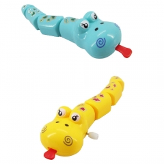 Children Kids Classic Gifts Plastic Snake Shape Wind Up Toys Popular Funny Lovely Delicate Clockwork Toys Color send random