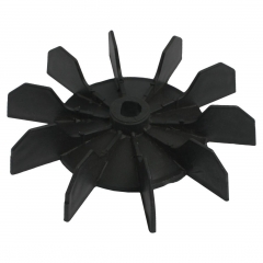 Replacement 0.5&quot; Inner Bore 10 Impeller Air Compressor Motor Fan Blade Black