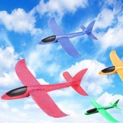 DIY 36cm Hand Throw Flying Glider Planes Toys For Children Foam Aeroplane Model Party Bag Fillers Flying Glider Plane Toys Game