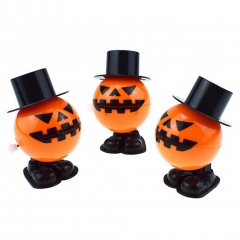 Classic Clockwork Toys Halloween Wind-up Jumping Pumpkin Balls Trick or Treat Clockwork Funny Toy Cartoon Gift Toys for Children