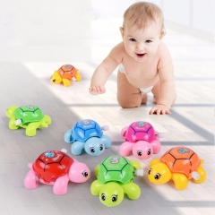 Multi-type Wind Up Tortoise Toys Cute Cartoon Animal Clockwork Tortoise Baby Classic Toy Random Color