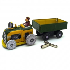 Kids Children Mini vintage Tin Toys Friction Truck Childhood Classic Wind Up Clockwork Tin Toy Collection Bar Decoration w249