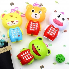 Electronic Toy Phone Musical Mini Cute Children Phone Toy Early Education Cartoon Mobile Phone Telephone Cellphone Baby Toys