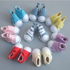 5cm Canvas Shoes For Dolls Cool Fashion Mini Shoes Doll Shoes for DIY handmade doll Baby Doll Accessories Sneakers