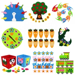 Teaching Kindergarten Manual Diy Weave Cloth Early Learning Education Baby Kids Toys Montessori Teaching Aids Math Toys