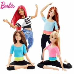 Barbie Original Made To Move 22 Joints Doll Yoga Movement Dolls Girls Reborn Educational Toys for Children Birthday Boneca Gift