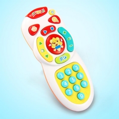 2019 New Baby Simulation TV Remote Control Mobile Phone Toy Kids Educational Music Learning Toy