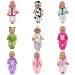 Doll Jump Suits Fit For 43cm Zapf Baby Doll Reborn Baby Dolls Clothes And 17 inch Doll Accessories