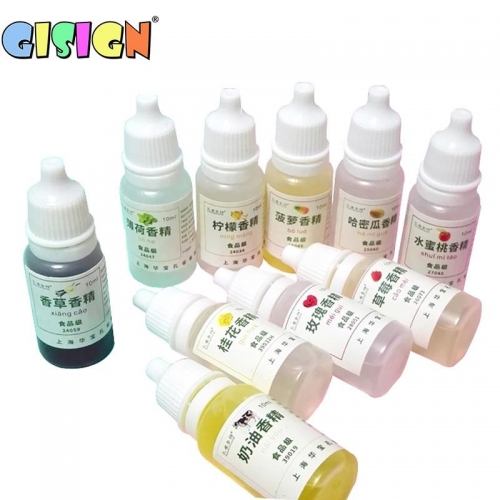 10ml Diy Flavor For Slime Polymer Clay Flavor Liquid Additive Glue For Slime Charms Fruit Aroma  Flavors Accessories Charms Kits