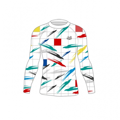 T-shirt - long sleeve - “Grid” - man