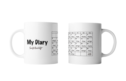 Mug - "My Diary & Swift Racing" design