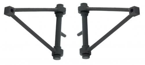 Floating scull rigger for CO2x & CO4x+