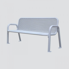 FS34 outdoor thermoplastic metal leisure bench