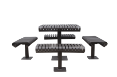 TB21 Unfoldable steel table sets