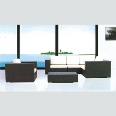RT-24 Green rattan wicker furniture american design sofa set