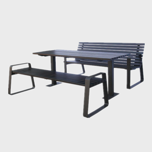 TB36 Park dining wpc table and benches