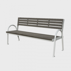 FW03 Synthetic wood cast aluminum park bench