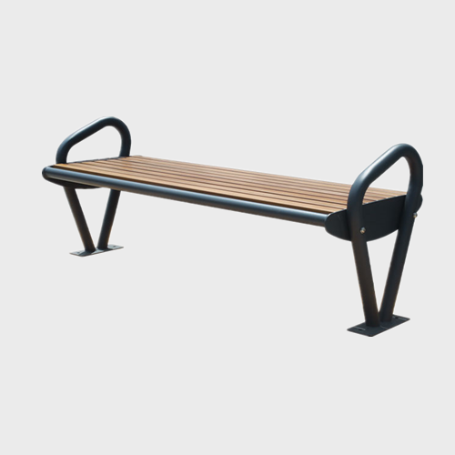 FW63 Steel wood benches chairs