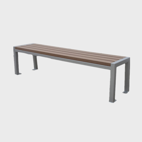 FW73 Backless outdoor wood bench