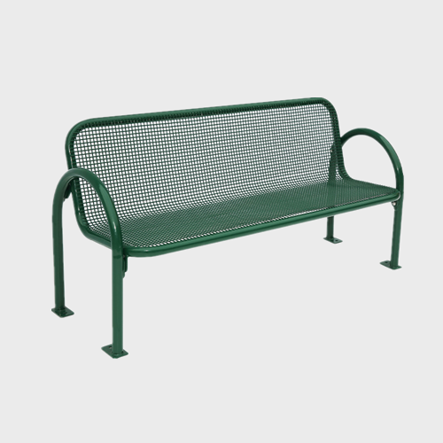 FS39 outdoor thermoplastic metal leisure bench