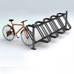 Outdoor steel bike parking stand bicycle rack