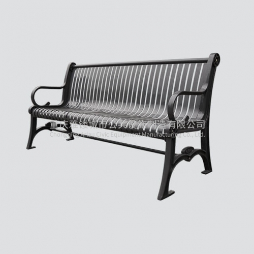 FS28 metal cast iron garden bench