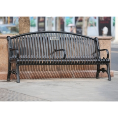 FS22 street metal cast iron long bench