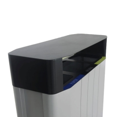 BS02 Aluminum alloy dustbin trash bin