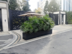 Delivery of flower boxes and tree casters to Chengdu Azure