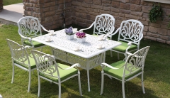 Garden Cast Aluminum Table And Chairs