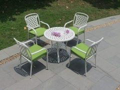 Leisure Cast Aluminum Tables And Chairs