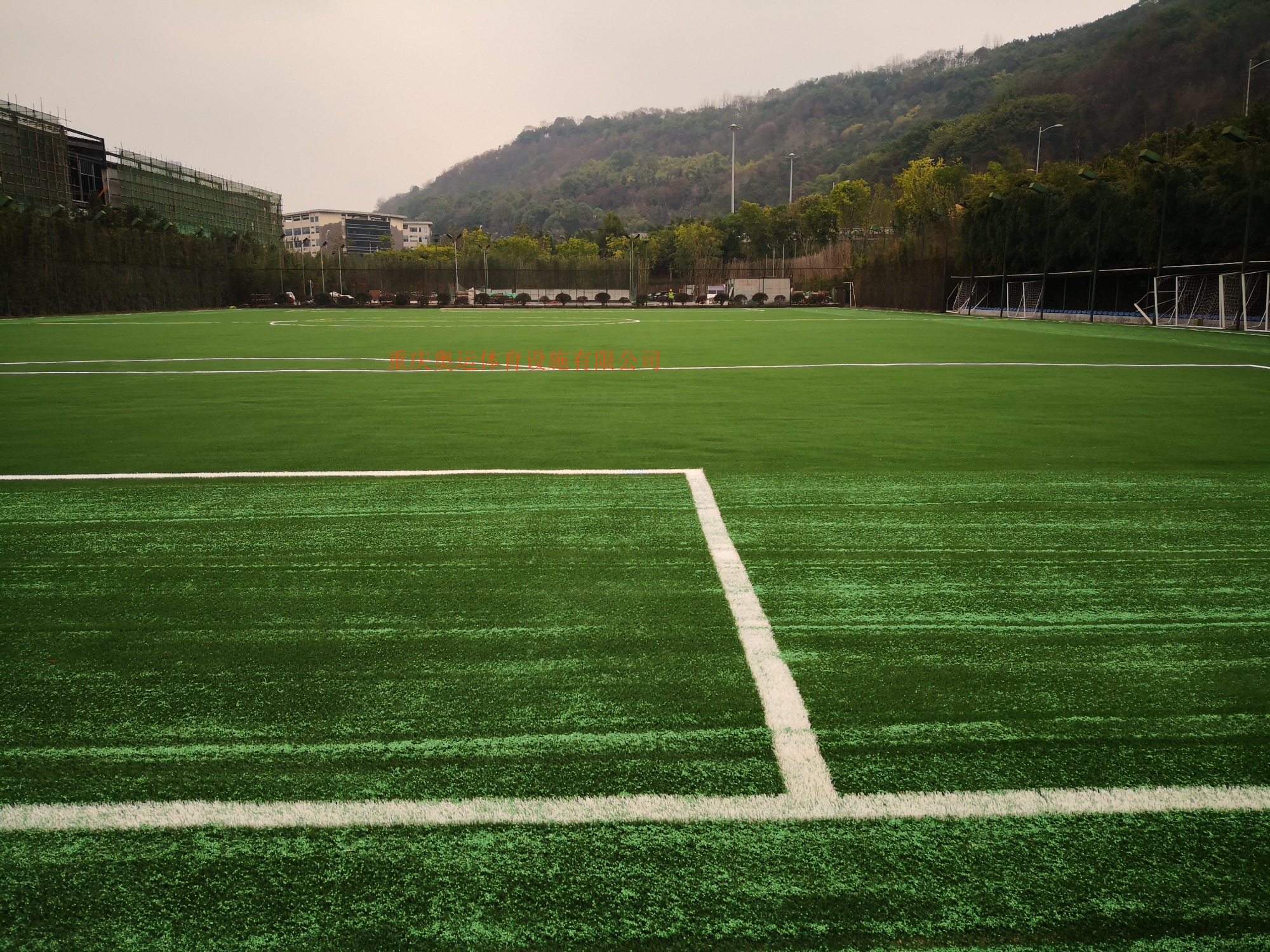 Yubei soccer stadium renovation completed