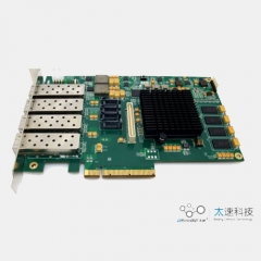 226-Based on Xilinx KINTEx-7 FPGA K7 XC7K325T PCIeX8 four channel fiber card
