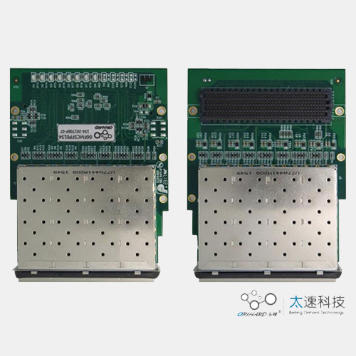 FMC154- Based on FMC eight channel SFP+ 10 gigabit fiber sub card