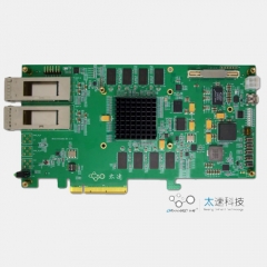 383-Dual-channel QSFP+ fiber PCIe card based on kintex UltraScale XCKU060