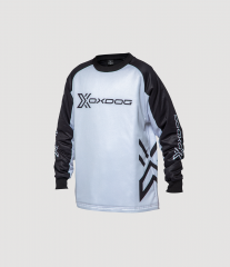 OXDOG XGUARD GOALIE PADDED SHIRT WHITE/BLACK 守门员球衣