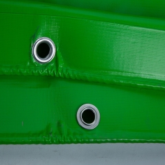 4Mx4M 0.40mm 530g Light Green PVC Waterproof Fabric coated tarp