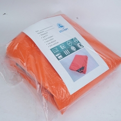 12MX16M 0.60MM 730g Orange Anti-Flame Fabric Coated tarp