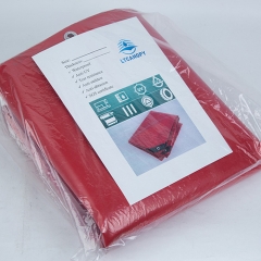 8Mx8M 0.80MM 900G红色PVC防霉织物涂层防水布
