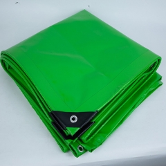 4Mx4M 0.40mm 530g Light Green PVC Waterproof Fabric coated tarp