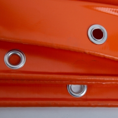 12MX16M 0.60MM 730g橙色阻燃织物涂层防水布