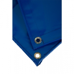深蓝色重型防紫外线聚氯乙烯网涂层防水布