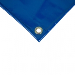 深蓝色重型防紫外线聚氯乙烯网涂层防水布