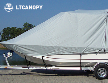 silver oxford tarp boat cover
