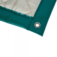 绿色防火隔音垫用于室外语音控制的降噪声屏障