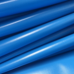 Blue PVC Heavy Duty Filament Fabric Tarp For Truck/Trialer Cover