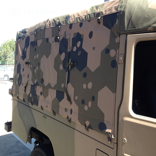 Camouflage Oxford Tarp For Truck/Trialer Side Curtain