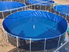 PVC夹网布养殖鱼池、家用游泳池、支架鱼池、折叠泳池、PVC水池、储水箱